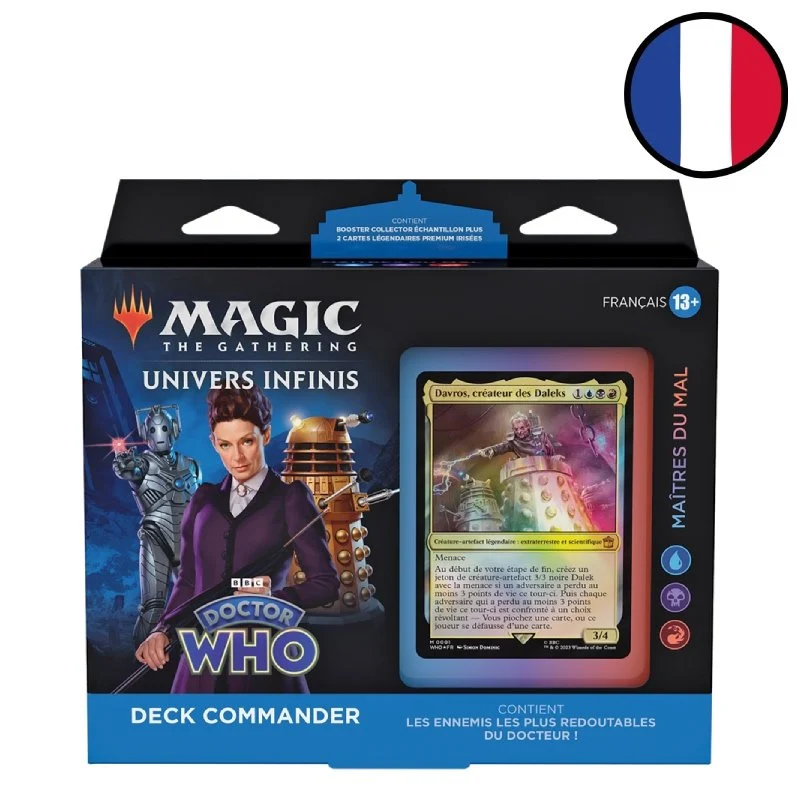 Deck Commander Univers Infinis : Doctor Who Maîtres du Mal - Magic FR